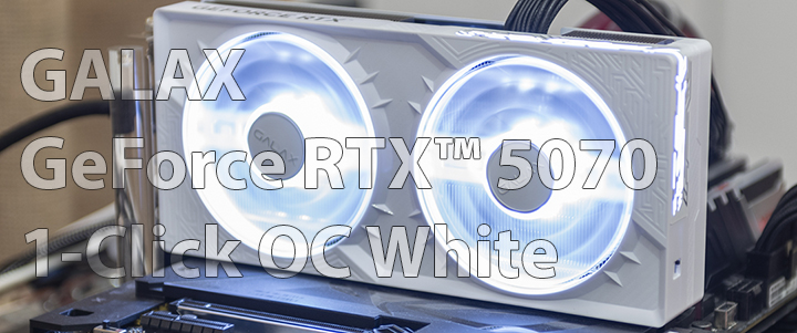 default thumb GALAX GeForce RTX™ 5070 1-Click OC White Review